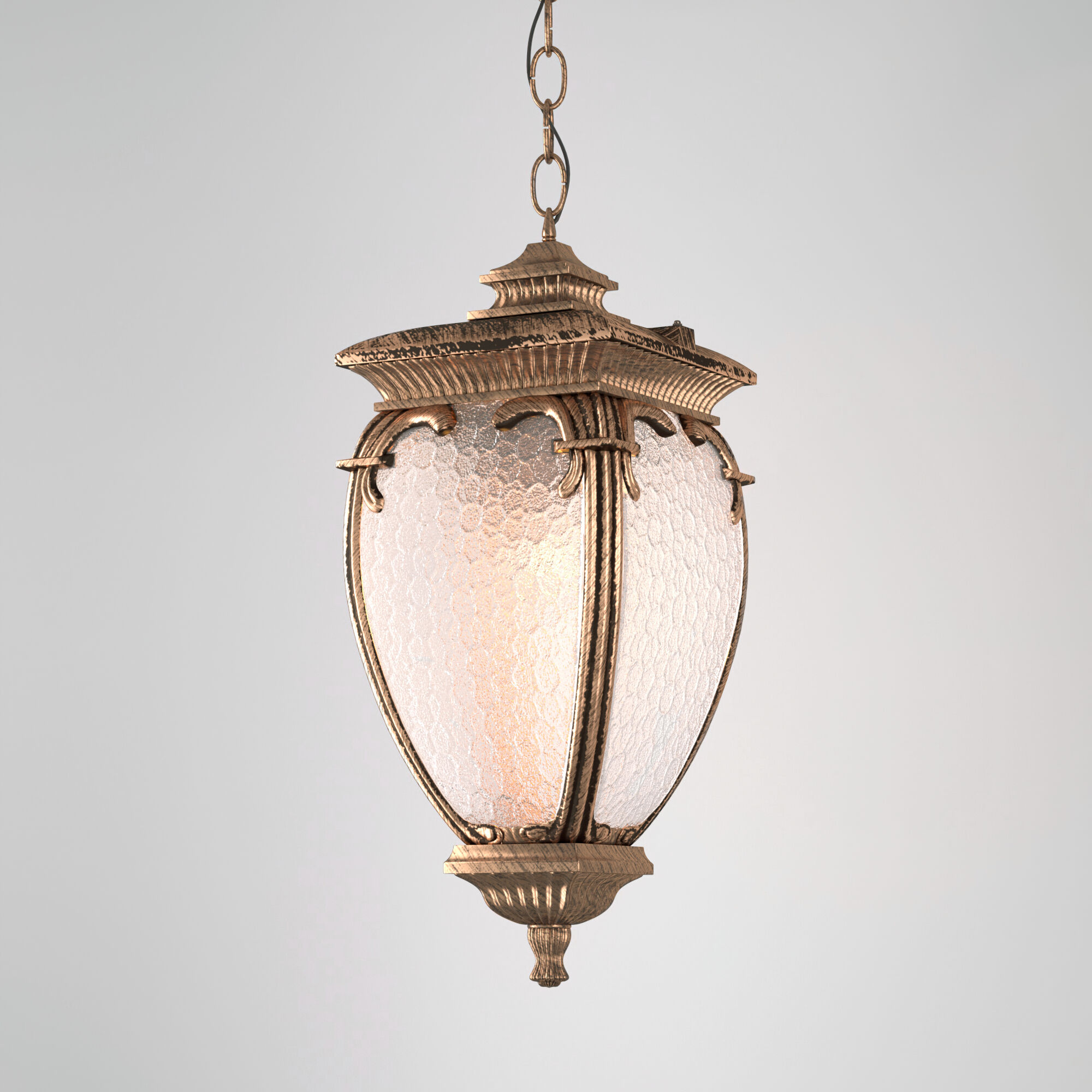 Уличный светильник Elektrostandard GLYF-8024H черное золото