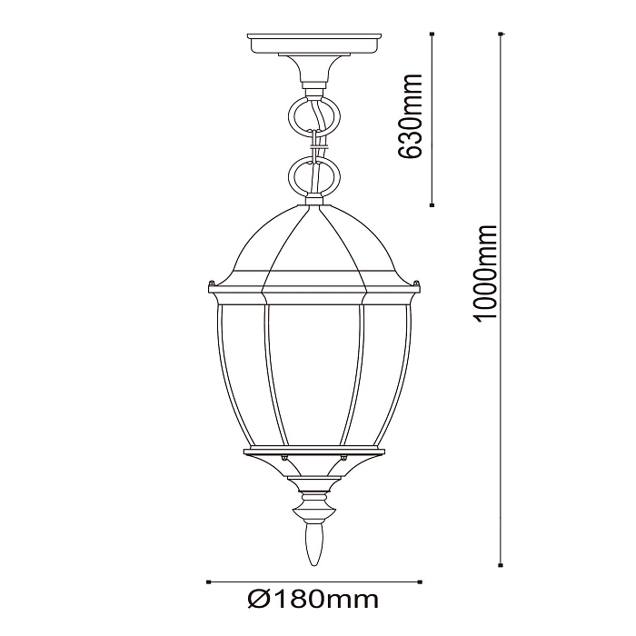 Люстра подвесной De Markt 804010401