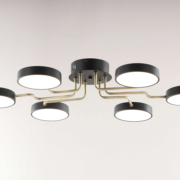 Люстра NewRgy 18055STD/6 AB+BK