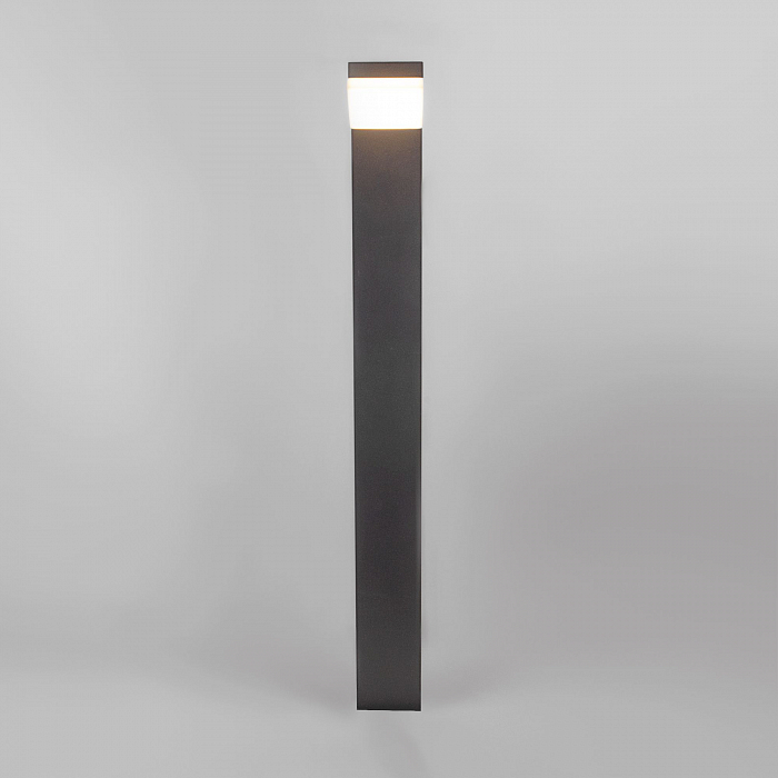 Уличный светильник на столбе Elektrostandard 1542 TECHNO LED серый
