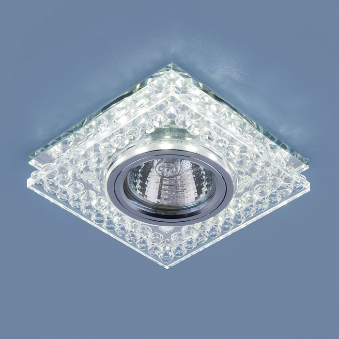 Светильник встраиваемый Elektrostandard 8391 MR16 CL/SL прозрачный/серебро